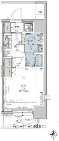 ベルシード中板橋の間取り