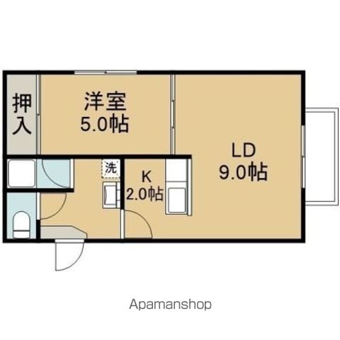 パークビラの間取り写真