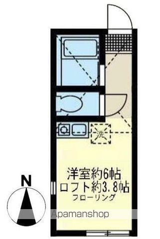 【ユナイト小向リッジ（ＲＩＤＧＥ）の間取り】