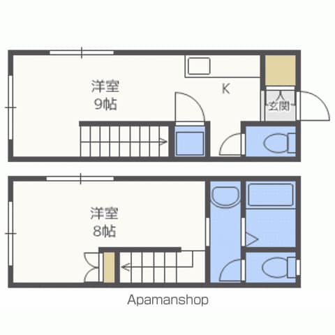 オレンジコーポの間取り写真