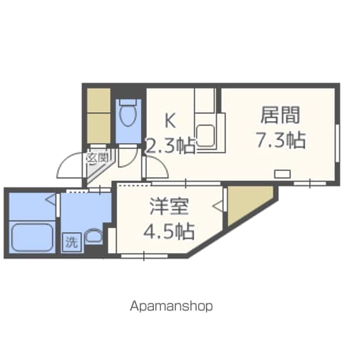 ソティーヌ南郷通の間取り写真