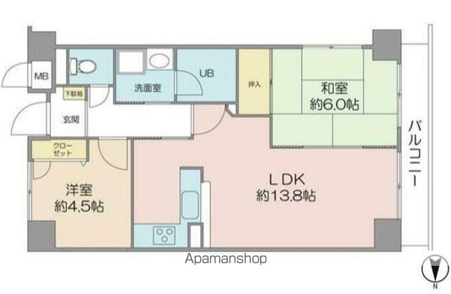 オークヒルズの間取り