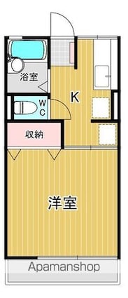サンシティレトア[1K/28.03m2]の間取図