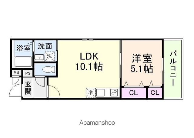 CHARMEPARKSIDE Iの間取り写真