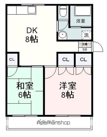 片川コーポの間取り写真