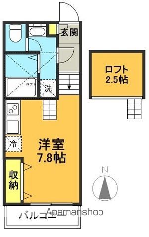 メゾンヴェルトゥの間取り写真