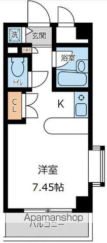 【国立市西のマンションの間取り】