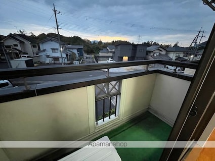 菩提樹ハイツＡ棟[2K/38m2]のバルコニー