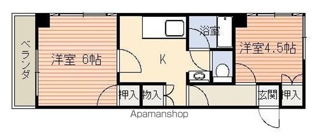 エクステンド武町の間取り写真