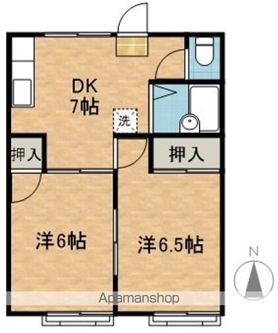 シティ若宮の間取り写真