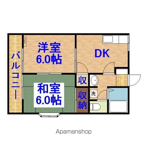 リバーサイドハイツ川島の間取り写真