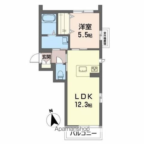 ベレオ助任橋の間取り写真