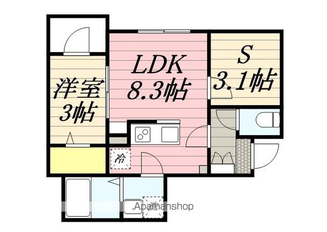 ＫＩＳ松戸市馬橋アパート２期の間取り