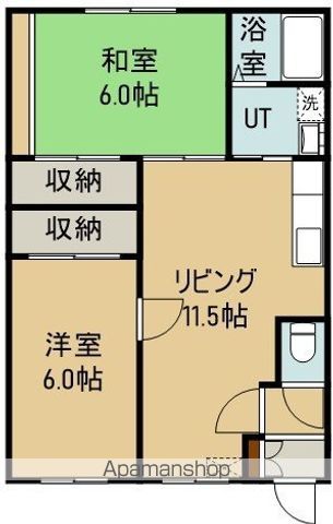 ドウェルクリスタルの間取り写真