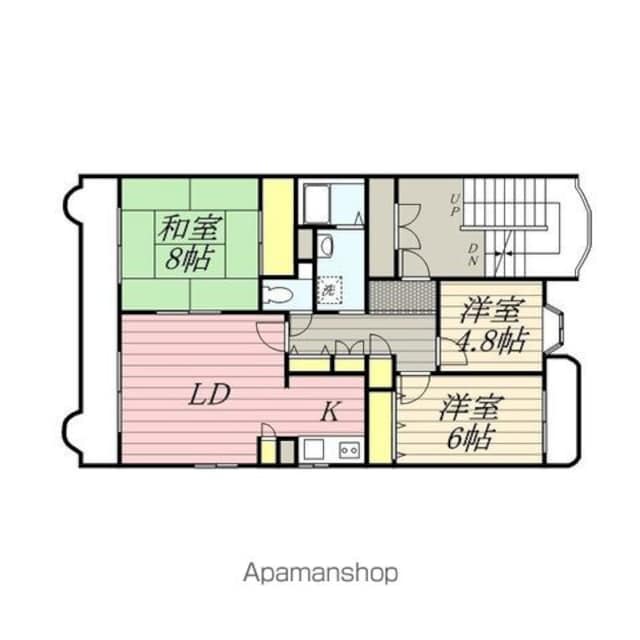 シャトレー千葉寺[3LDK/69.31m2]の間取図