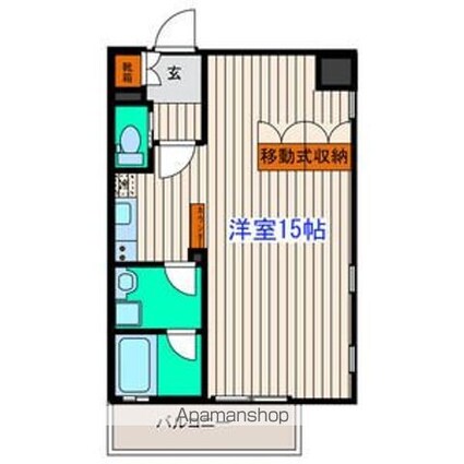 ヴィアーレ勾当台Ⅱ[1R/41.91m2]の間取図