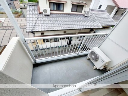 コーポヤマキ　Ｂ棟[1K/17.55m2]のバルコニー