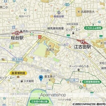 ＯＲＳＵＳ新江古田[1LDK/40.29m2]の配置図