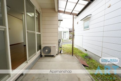 ラ・フルール南久米[3LDK/62.37m2]のバルコニー