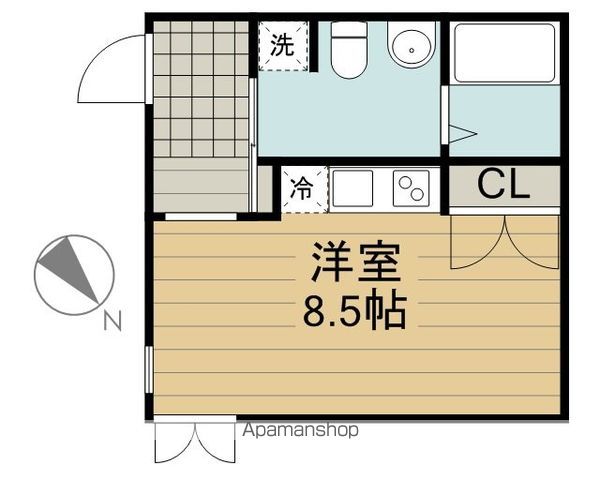 【狛江市中和泉のアパートの間取り】