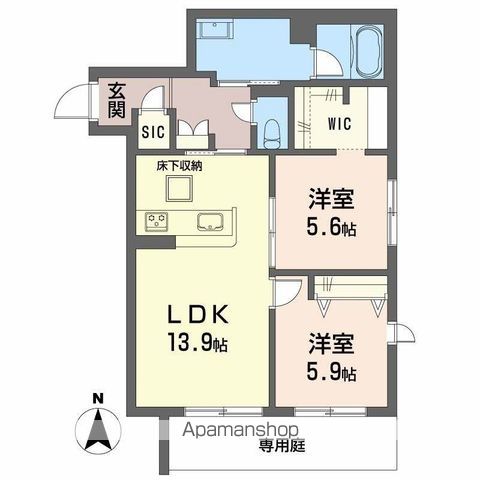メゾン エディアン 新金岡の間取り写真