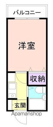 ＧＬハイム[1K/22.6m2]の間取図