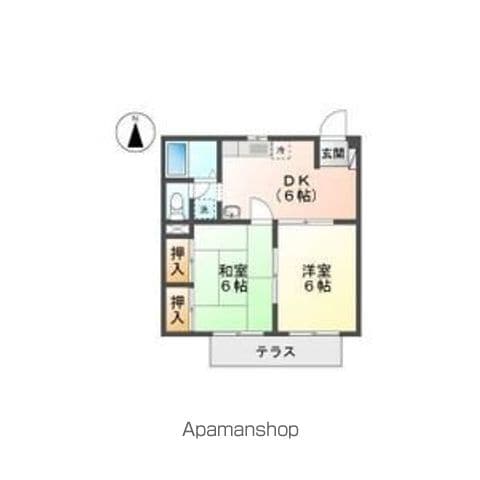 ニューシティ丸山Bの間取り写真