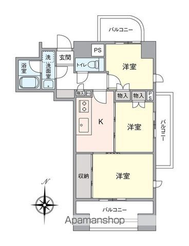 池袋西ハイムの間取り