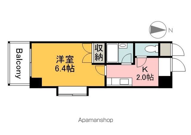 サンパレス横川の間取り写真
