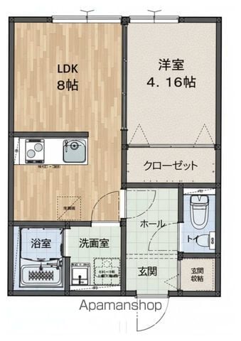 アマン浜浦の間取り写真