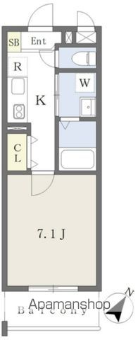 【アスシード那珂川の間取り】