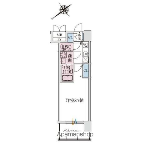 スプランディッド堺東IIIの間取り写真