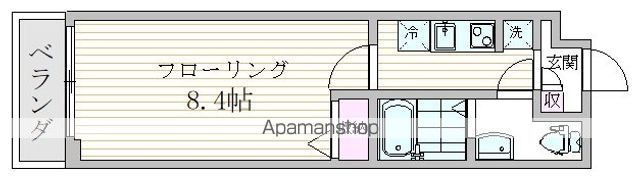 エスジーコート王子の間取り