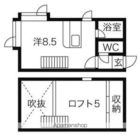 イーストサイドインの間取り写真