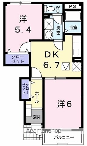 ピュールリヴィエールの間取り写真