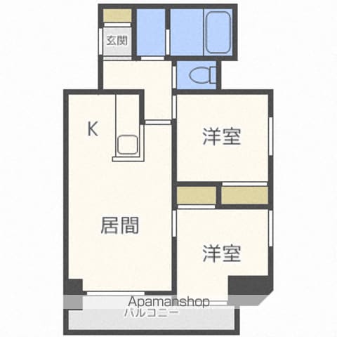 メゾン・ド・北円山の間取り写真