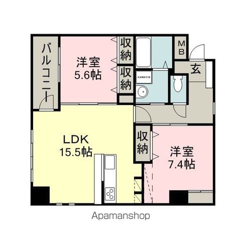 スエルテ鳥居松の間取り写真