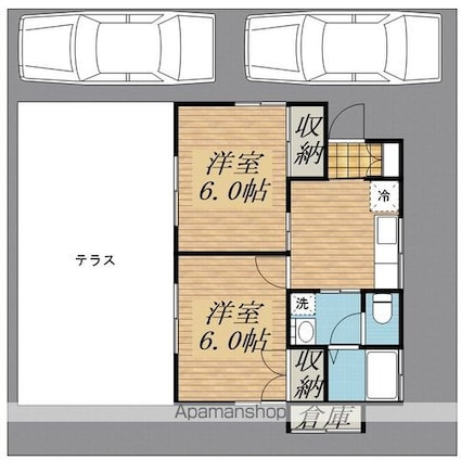 ＤＦ１１[2K/60m2]の間取図