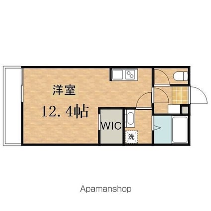 ヒルズ豊田[1R/29.14m2]の間取図