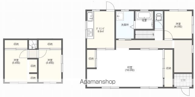 【岐阜市加野戸建の間取り】