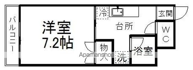 ブルーハウス原町の間取り写真