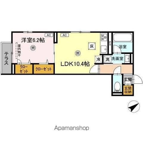 仮）ＤーＲＯＯＭ登戸３丁目の間取り