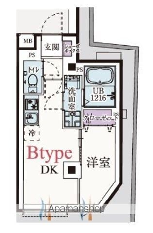B’CASA小岩SOUTHの間取り写真
