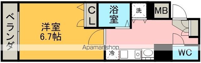 ライジングコート名古屋駅南の間取り写真