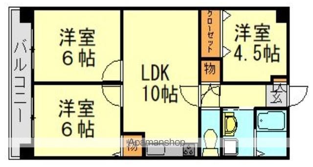 天神松井ビルの間取り写真
