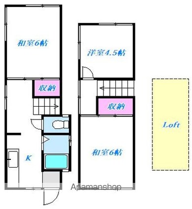 日商ニューハイツ[3K/49.93m2]の間取図