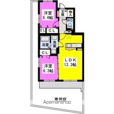 ロサードの間取り写真