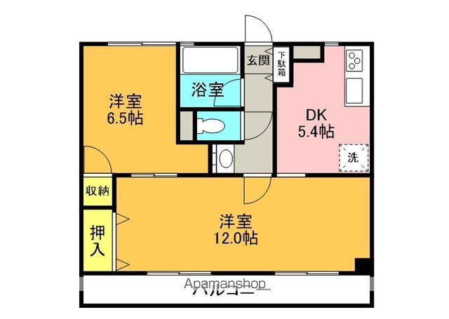 パラシオンアイワの間取り写真