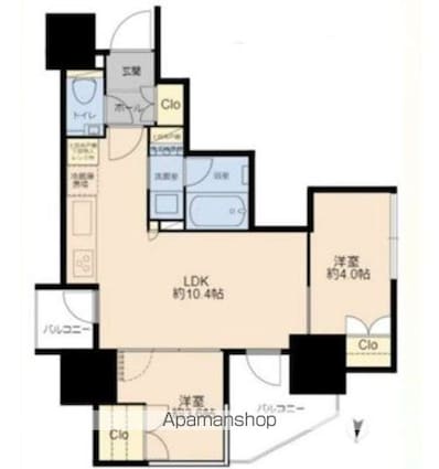 インプレスト文京東大前[2LDK/42.2m2]の間取図