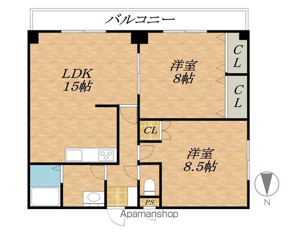 CHARME壱番館の間取り写真